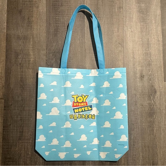 Disney Shanghai Toy Story Hotel Blue Tote Bag - Picture 2 of 3